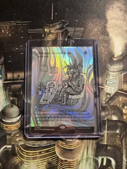 Demonic Consultation Secret Lair Halo Foil Encyclopedia Magic Mtg - Image 1