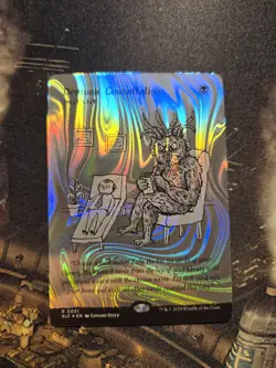Demonic Consultation Secret Lair Halo Foil Encyclopedia Magic Mtg - Image 2