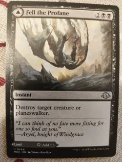 Fell the Profane - Magic the Gathering 0244 (MH3) - Image 1