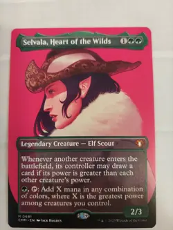 Selvala, Heart of the Wilds (Borderless) Commander Masters Regular - Image 1