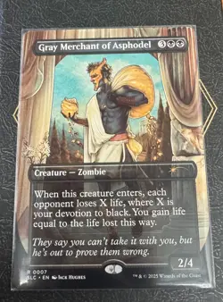 Gray Merchant of Asphodel |NM| Encyclopedia Secret Lair Magic MTG - Image 1