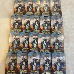 Magic The Gathering OUTLAWS OF THUNDER JUNCTION Play Booster Packs LOT OF 20 NEW - Image 1