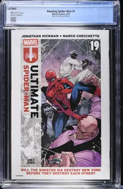 AMAZING SPIDER-MAN #1 CGC 9.6 MAGIC THE GATHERING VARIANT MTG FINAL BATTLE PROMO - Image 2