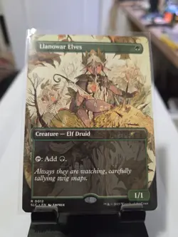 Llanorwar Elves NON-foil Secret Lair Encyclopedia of Magic A-Z MTG 0012 - Image 1