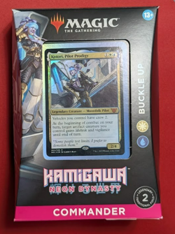 Sealed Commander Deck BUCKLE UP Magic the Gathering Kamigawa Neon Dynasty MTG - Image 1