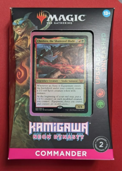 Sealed Commander Deck UPGRADED UNLEASHED Magic Kamigawa Neon Dynasty MTG - Image 1