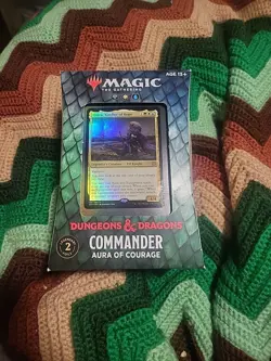 Magic: the Gathering Commander Aura of Courage Dungeons and Dragons SEALED - Image 1