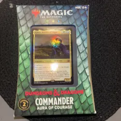 Magic: The Gathering - Aura of Courage - Commander - Sealed - Image 1