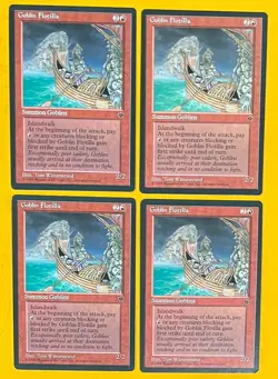 MTG GOBLIN FLOTILLA (x4) Fallen Empires (OldManMTG 010-483) - Image 1