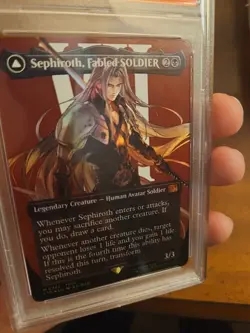 Sephiroth, Fabled SOLDIER (0382) (Borderless) Final Fantasy Foil PSA 10 GEM MtG - Image 5