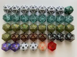 MTG Spindown Life Counter Lot 38 Oversized Counters Various Sets - Image 1