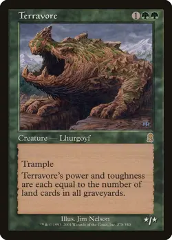 MTG Terravore Odyssey Magic the Gathering - Image 1