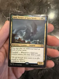 Aesi, Tyrant of Gyre Strait Commander: Duskmourn: House of Horror Regular - Image 1