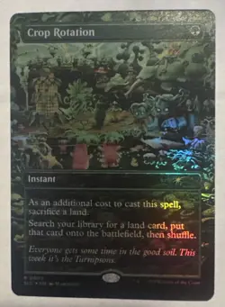 Crop Rotation Borderless FOIL MTG Secret Lair Encyclopedia of Magic Nm/M 003 - Image 1
