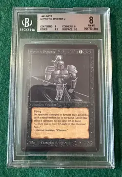 Hypnotic Specter - BETA - MTG - BGS 8. NM-MT. Quad++. Beauty. More MTG In Store. - Image 1