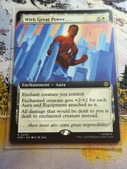 With Great Power... - Extended Art - SPM - MTG - EN - NM - 0248 - Image 1
