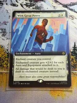 With Great Power... - Extended Art - SPM - MTG - EN - NM - 0248 - Image 3