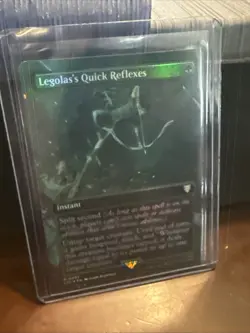 Legolas's Quick Reflexes (Borderless) Commander: the Lord of the Rings: Foil - Image 1