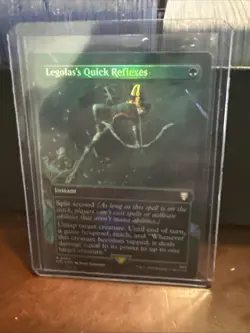 Legolas's Quick Reflexes (Borderless) Commander: the Lord of the Rings: Foil - Image 2