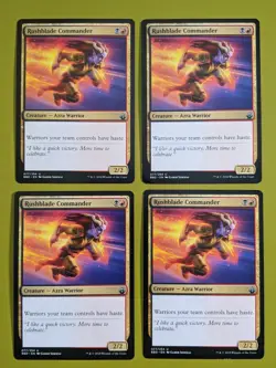 Rushblade Commander x4 Battlebond 4x Playset Magic the Gathering MTG - Image 1