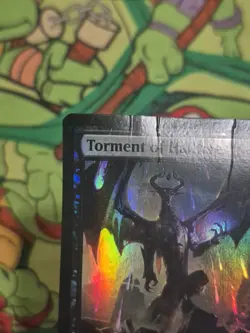HEAVY DAMAGE FOIL Torment of Hailfire Hour of Devastation WATER DAMAGED - Image 5
