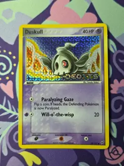 Pokemon TCG EX Deoxys Duskull 58/107 Reverse Holo Lightly Played - Image 1