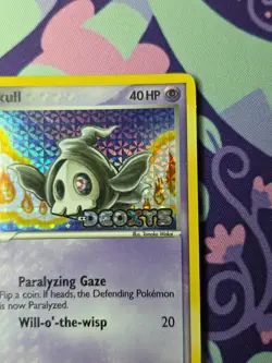 Pokemon TCG EX Deoxys Duskull 58/107 Reverse Holo Lightly Played - Image 3