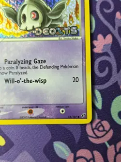 Pokemon TCG EX Deoxys Duskull 58/107 Reverse Holo Lightly Played - Image 4
