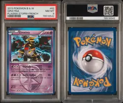 PSA 8 Pokemon 2013 Giratina Plasma Storm FRENCH 62/135 | POP. 1 | 1 of 2 Graded - Image 3