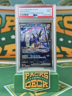 Miraidon ex 244/198 Scarlet & Violet Base Special Illustration Pokemon PSA 9 - Image 1