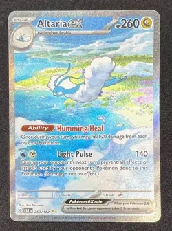 Pokemon Paradox Rift Altaria ex 253/182 Special Illustration Rare Full Art LP - Image 1