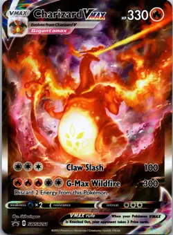 Charizard Vmax SWSH261 Black Star Promo Near Mint Holo Pokemon - Image 1