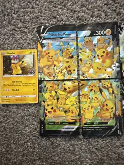 Pokemon Card Pikachu Lot Including V Union Cards - Image 2