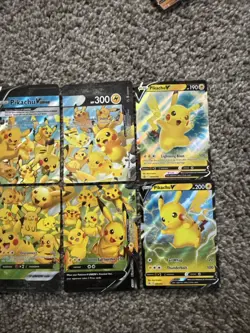 Pokemon Card Pikachu Lot Including V Union Cards - Image 3