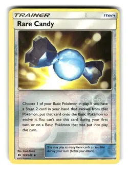 Pokemon Sun & Moon Rare Candy 129/149 Reverse Holo - Image 1