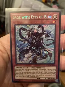 Sage With Eyes Of Blue LCKC-EN015 Unlimited Secret Rare NM +Bonus FREE SHIPPING! - Image 1