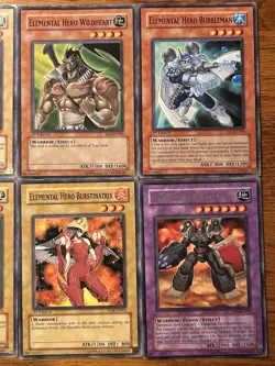 Yu-Gi-Oh TCG Elemental Heros Rampart, Sparkman, Clayman, Thunder, Avian, Etc LOT - Image 5