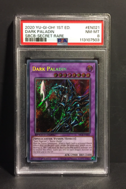 Dark Paladin 1. Edition | Secret Rare | 2020 SBCM | PSA 8 Near Mint | Yu-Gi-Oh - Image 1