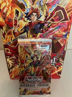 YUGIOH Legendary Duelists PACK LOT (53) Soul Burning Volcano - Magical HERO (53) - Image 3