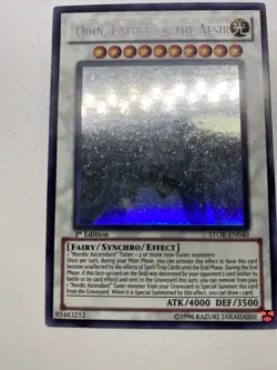 Yugioh Odin, Father Of The Aesir 1st Edition Ghost Rare STOR-EN040 MP - Image 1