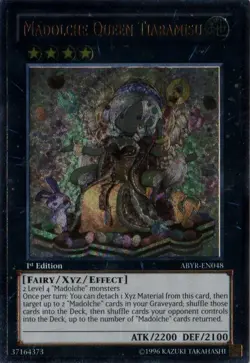 Heavily Played Madolche Queen Tiaramisu - ABYR-EN048 - Ultimate Rare - Unlimited - Image 1