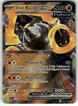 Iron Boulder ex - 147 SV: Scarlet & Violet Promo Cards NM Pokemon Card TCG - Image 1