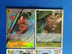 Wyper One Piece TCG 4-card lot OP08 Alt Art/Rare+OP06/OP12 Uncommon - PWE - Image 4