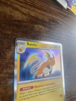 Raichu 19/91 Holo NM Scarlet & Violet (Paldean Fates) Pokemon Card 151 original - Image 3