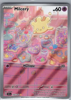 Milcery 152/142 SV07: Stellar Crown - Pokemon Card - NM - Image 1