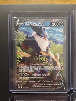 Pokemon Murkrow Honchkrow NM Card Lot EX V Shiny Illustration Rare - Image 2