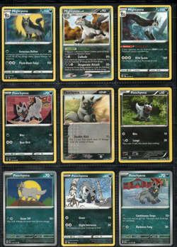 Pokemon TCG 9x Mightyena Lot 2 Poochyena Ex Power Keepers Collection Set Cards - Image 1