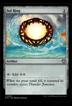 Sol Ring 267 - MTG Outlaws Thunder Junction 2024 M/NM Collectible Card - Image 1
