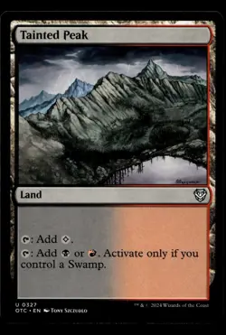 MTG 2024 Tainted Peak #327 Outlaws Thunder Junction Rare Card M/NM - Image 1