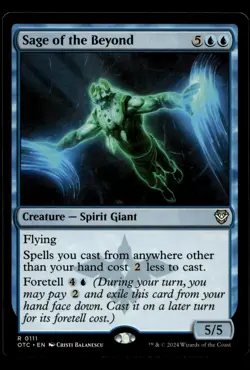 MTG 2024 Sage of the Beyond #111 Outlaws Junction NM Trading Card - Image 1